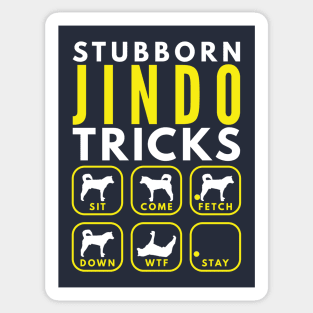 Stubborn Jindo Tricks - Dog Training Sticker